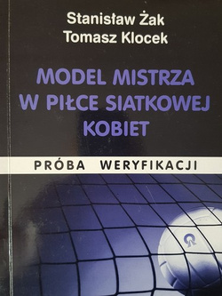 Model of the champion in women's volleyball. Verification attempt