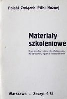 Training Texts of Polish Football Association Issue 9/84 (for internal use)