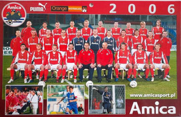 Amica Wronki football team Ekstraklasa 2006 photo (official product)