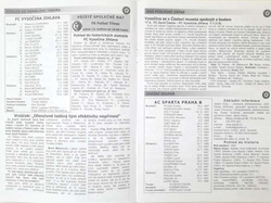 FC Vysocina Jihlava league matches programmes 2011-2022, Czech Republic (10 issues)