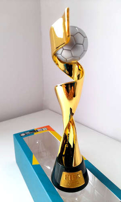Replica of FIFA Women's World Cup AU NZ 2023 gold-plated Trophy (official product) 15,5 cm