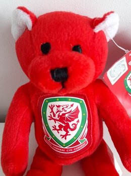 Wales National Football Team solid bear mascot (official pruduct)