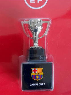 La Liga - FC Barcelona champion trophy miniature 3D mini replica (RFEF official product)