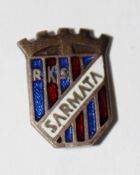 RKS Sarmata Warsaw old badge (enamel)