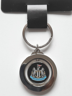 Newcastle United swivel crests keyring (official product)