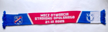 Odra Opole - 1.FC Magdeburg, Opole Stadium opening match 21.3.2025 scarf (official product)