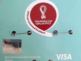 FIFA World Cup Qatar 2022 button 3 pins set (Official Licensed Product)