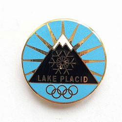 Lake Placid 1980 Winter Olympic Games badge (enamel)