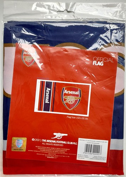 Arsenal FC core crest flag (official product)