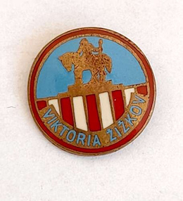 FK Viktoria Zizkov badge (enamel)