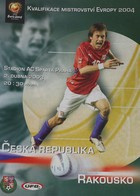 Czech - Austria, Qualifeir EURO 2004 (02.04.2003) Official Programme
