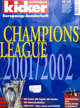 UEFA Champions League 2001/2002 Fans Guide (kicker magazine)