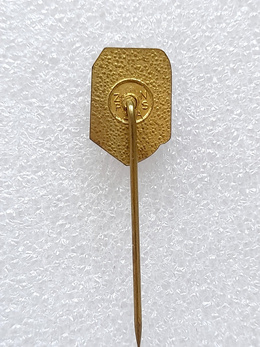 The 60th Anniversary FK Vojvodina Novy Sad badge with ball & wreath (Serbia, lacquer, signature)