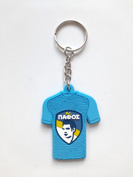Pafos FC shirt with crest gum keyring (Official Licensed Product)