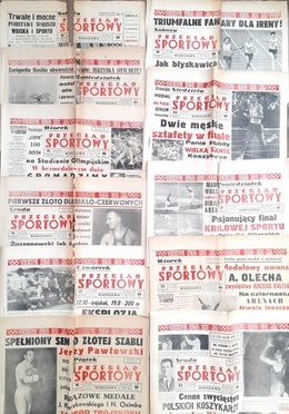 Przeglad Sportowy magazine - Olympic Games Mexico 1968 (19 issues)