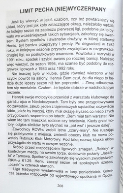 Henryk Bem. On the Speedway Track