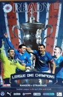 Match program Rangers - Stranraer 26.04.2014