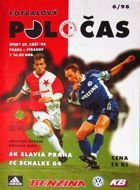 SK Slavia Prague - Schalke 04 (29.09.1998) - UEFA Cup First Round match programme