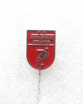 FK Sumadinac Stojnik badge (Serbia, lacquer, signed)