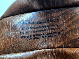 Liverpool FC faux leather retro ball (official product)