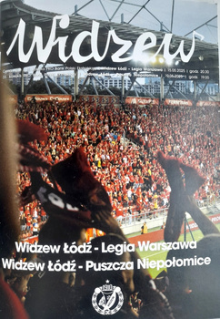 Widzew Lodz - Legia Warsaw and Puszcza Niepolomice, PKO BP Ekstraklasa official matches programme (15/19.05.2025)