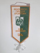 Pennant of AZS KU Lodz University (PRL)