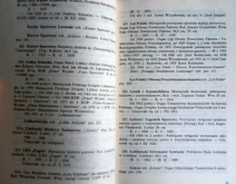 Bibliography sports magazines in Poland, 1881-1981