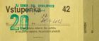 TJ Sokol Dolni Dunajovice match ticket (28.04.2012)