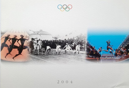 Official Christmas card with wishes for the 2004 International Olympic Committee