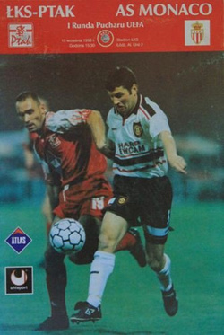 LKS Lodz - AS Monaco (15.09.1998) UEFA Cup match official programme
