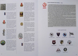 Badges of Polish sport associations in the 100th anniversary of the Olympic movement in Poland