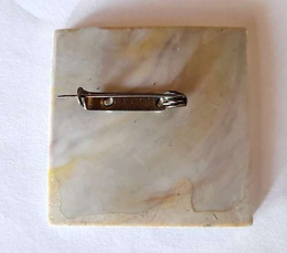 Tennis Table Championship of city Siemianowice Slaskie 1984 button badge