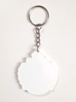 MTK Budapest crest one side gum keyring (official product)