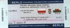 Poland - Wales match ticket (11.10.2000)