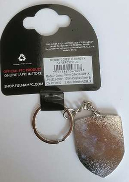 Fulham FC crest one side key ring (official product)