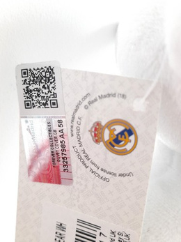 Real Madrid solid bear mascot (official pruduct)