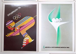 Postcards Polish Olympics Poster - set of 9 in etui