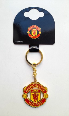 Manchester United FC big crest keyring (official product)