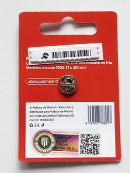 Atletico Madid old crest 1903-1911 pin badge (official product)