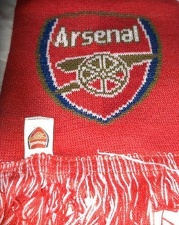 Arsenal FC stripes official scarf (3)