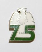 75 years Academic Sport Association Cracow badge (enamel)