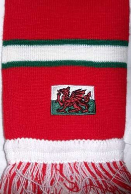 Wales stripes scarf 