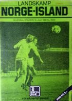 Norway - Iceland freindly match official programme (14.07.1980)