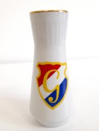 KS Gwardia Wroclaw small porcelain souvenir vase (Walbrzych Porcelain Factory)