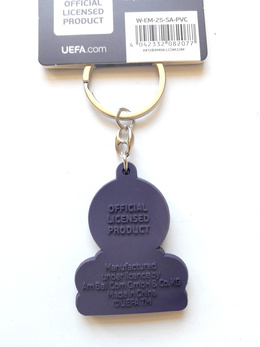 Women's Euro 2025 Switzerland logo gum keyring (official licensed product)