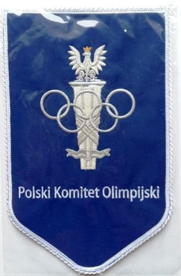 Polish Olympic Committee pennant (big)