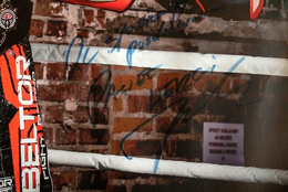 Pawel Jedrzejczyk (kickboxing and muay thai) poster with original autograph