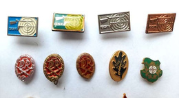 Sports Shooting Associations of East Germany, Czechoslovakia, Albania and others (18 pieces)