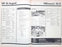 Summer Olympic Games Munich 1972 Fans Guide (kicker magazine)