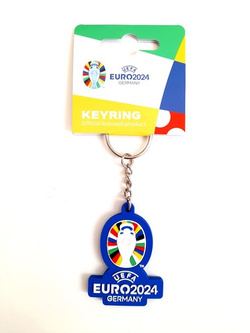 UEFA Euro 2024 Germany logo PVC keyring (Official Licensed Product)